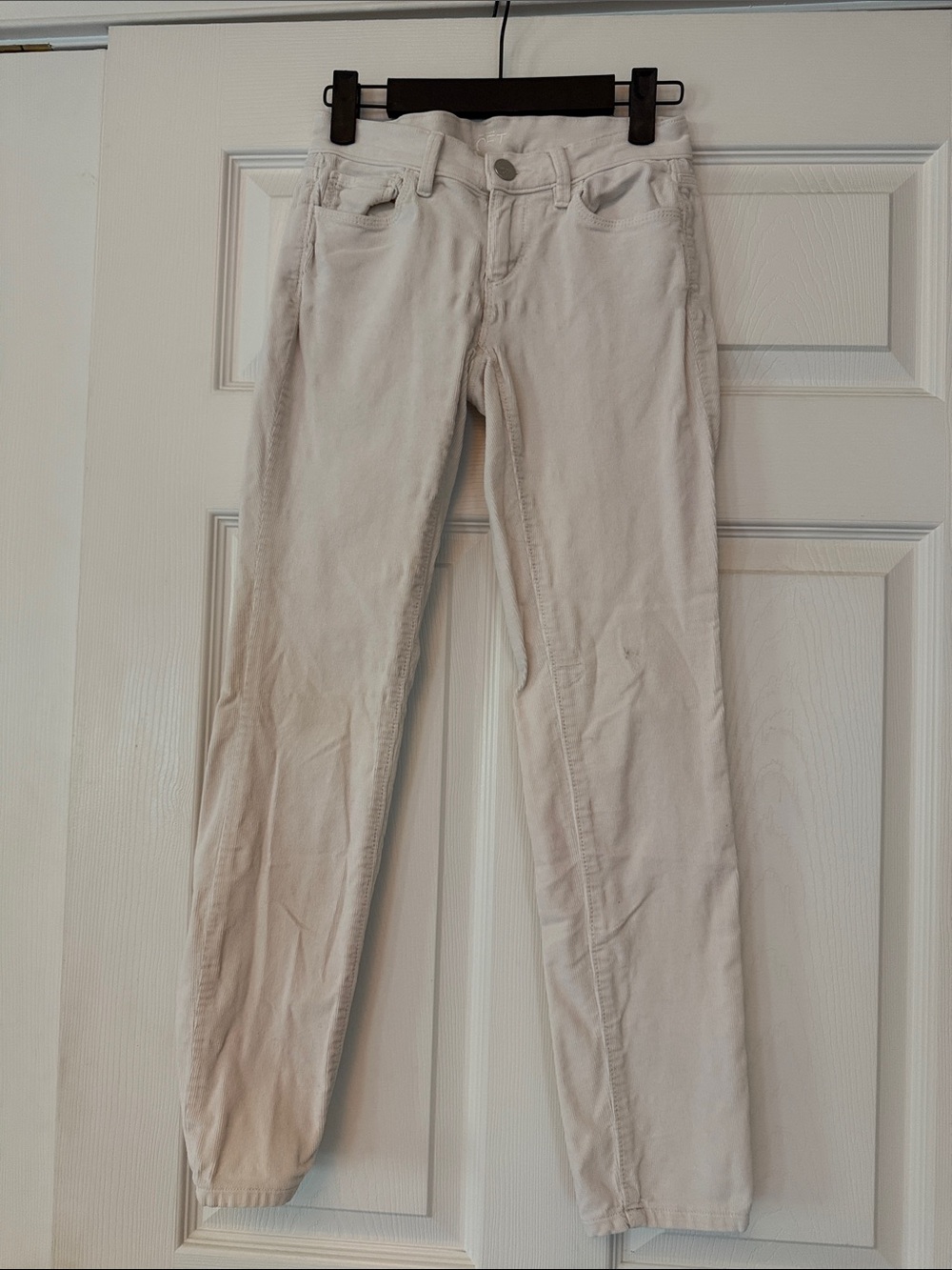 LOFT Cream Corduroy Pants